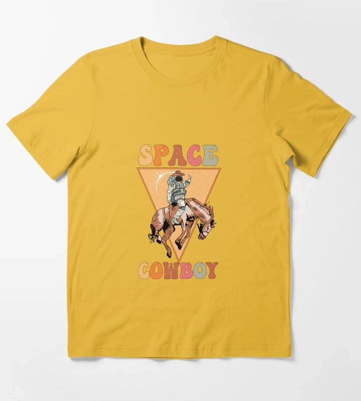 Space Cowboy T-Shirt Yellow