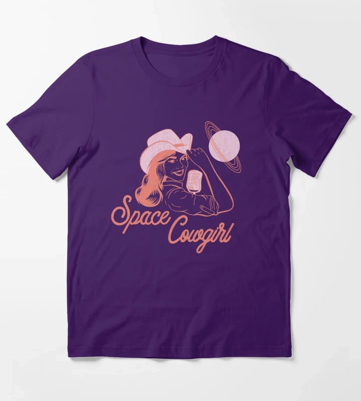 Space Cowgirl T-Shirt Purple