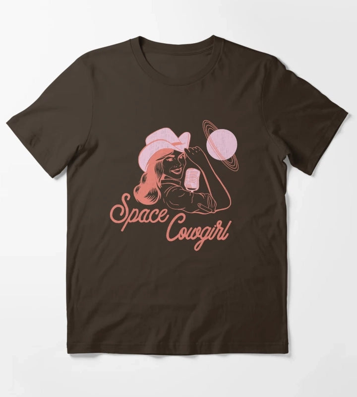 Space Cowgirl T-Shirt Brown