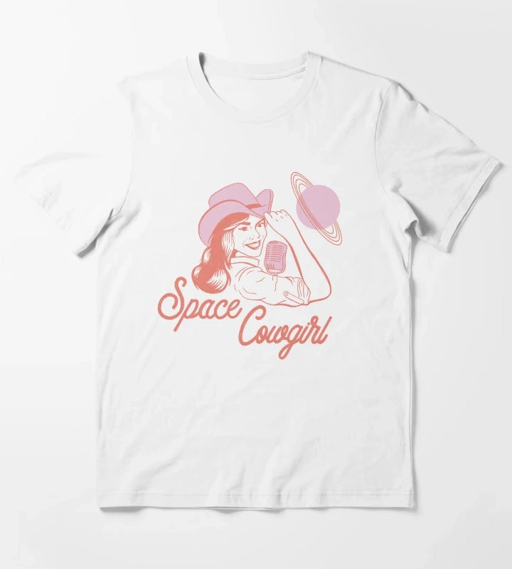 Space Cowgirl T-Shirt White