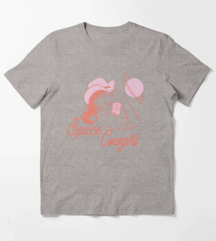 Space Cowgirl T-Shirt Heather Grey