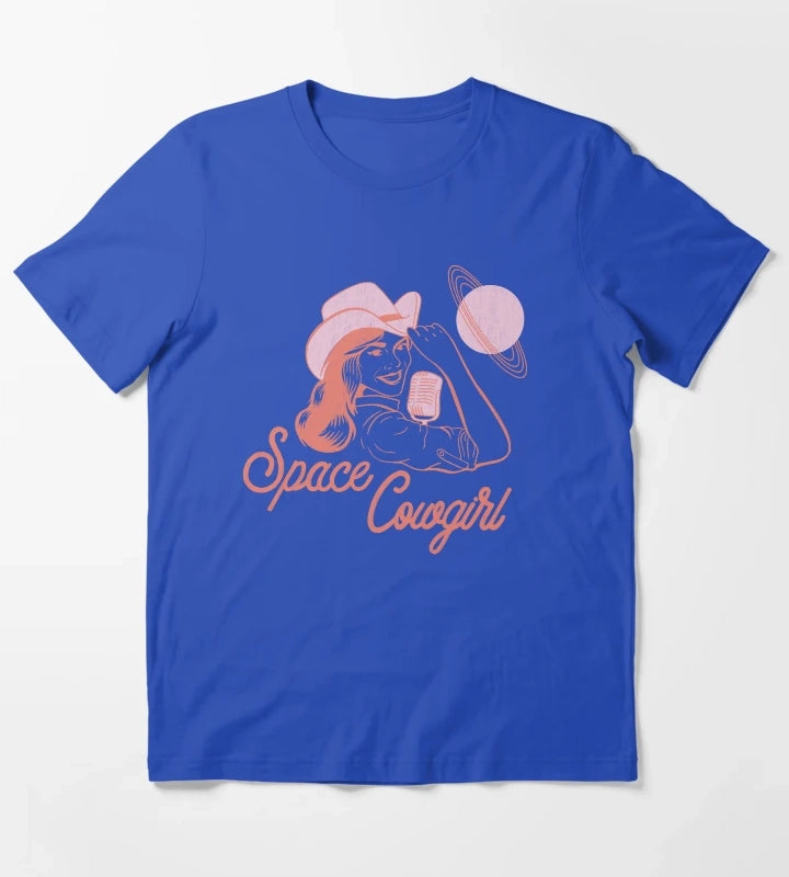 Space Cowgirl T-Shirt Blue