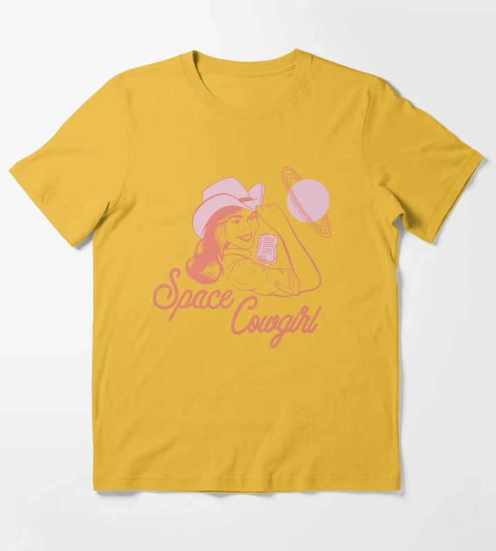 Space Cowgirl T-Shirt Yellow
