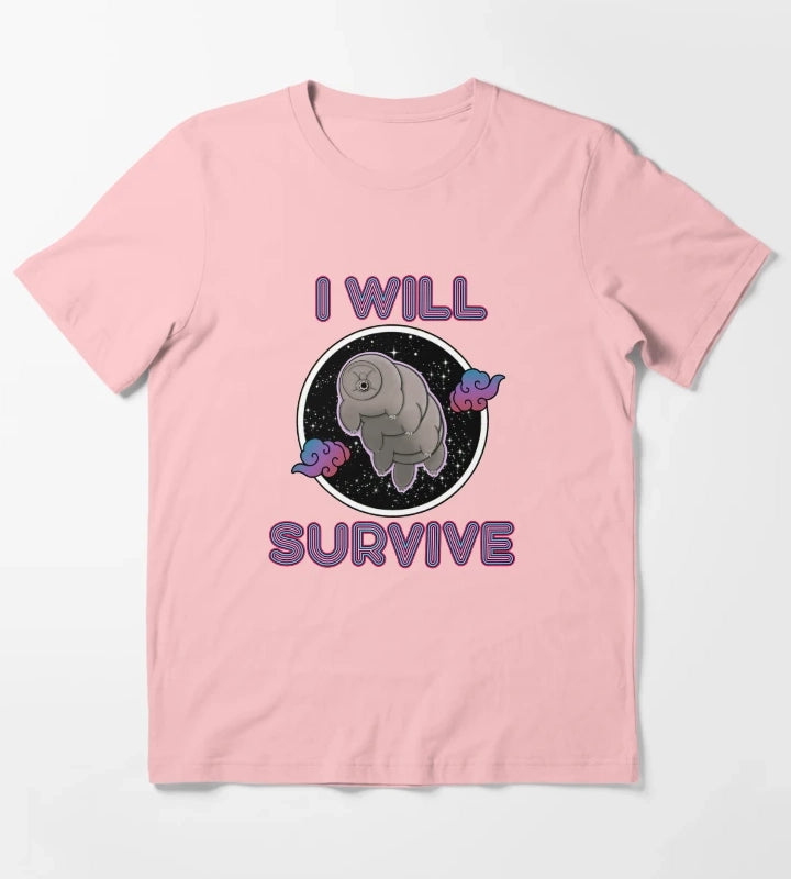 Space Disco Tardigrade T-Shirt Dark Grey