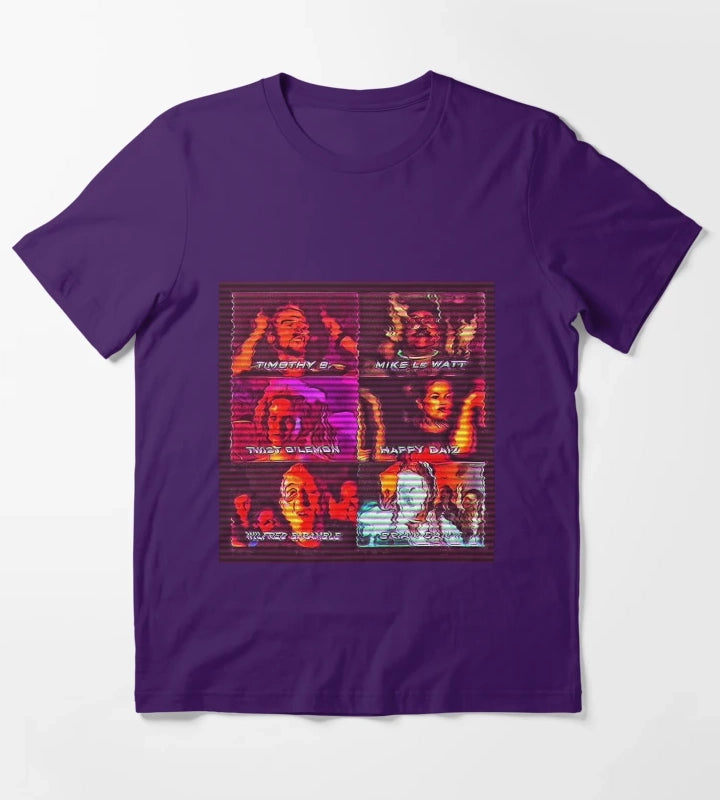 Spaced Clubbing T-Shirt Purple