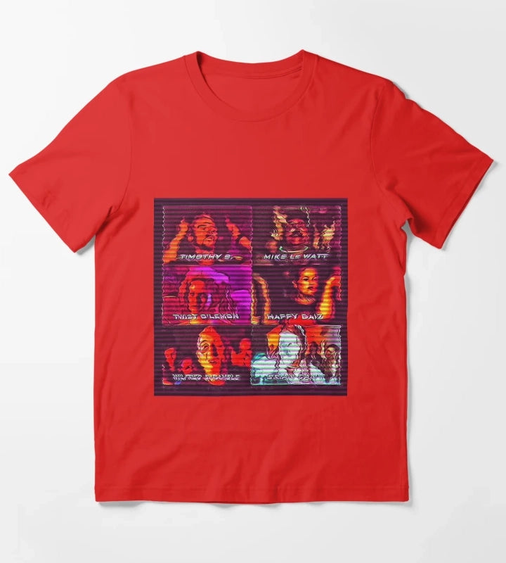 Spaced Clubbing T-Shirt Red