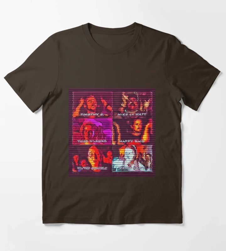 Spaced Clubbing T-Shirt Brown