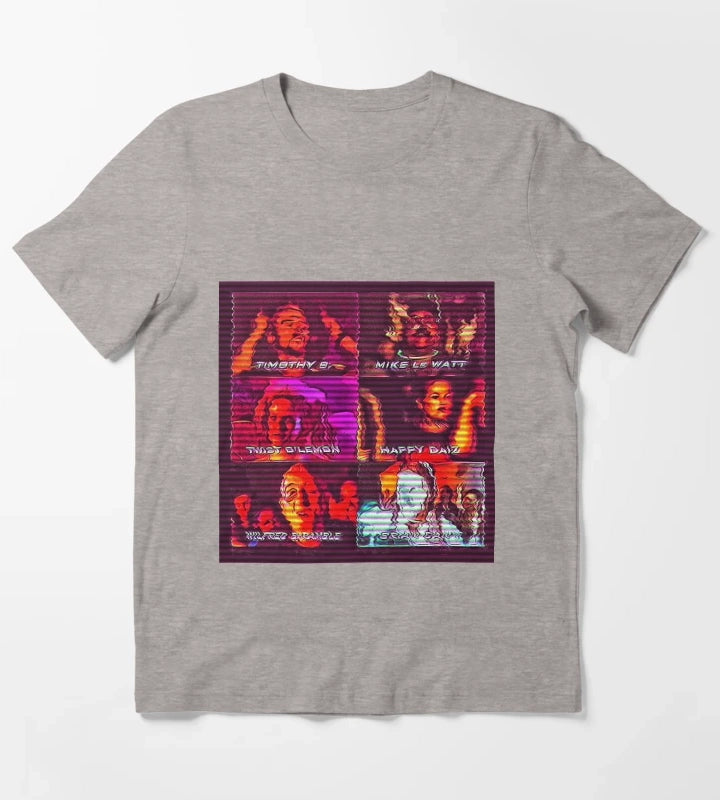 Spaced Clubbing T-Shirt Heather Grey