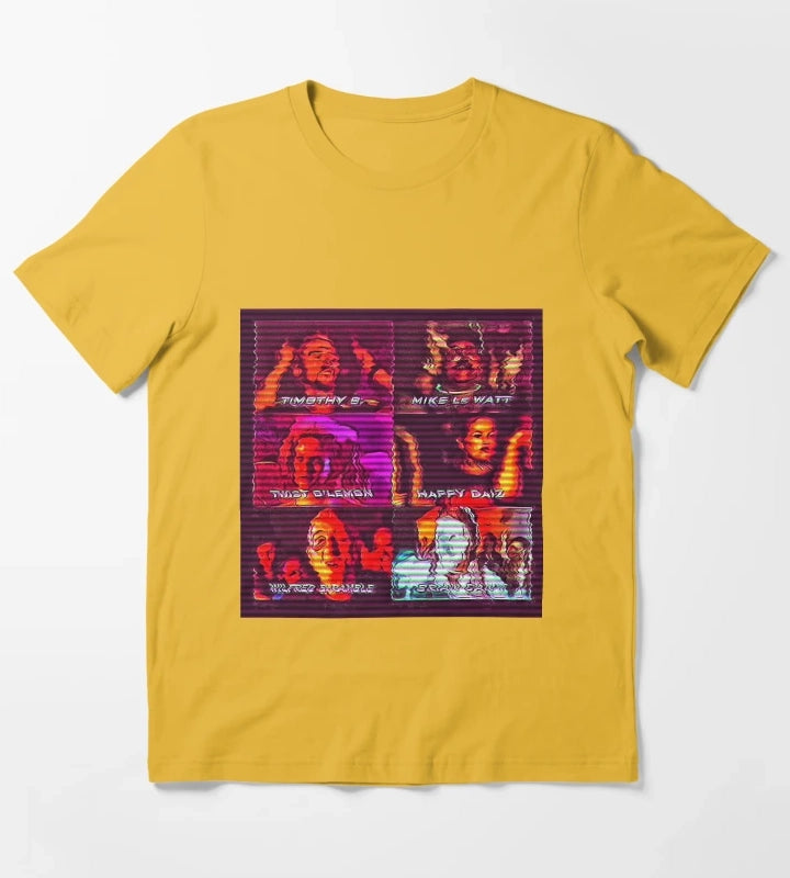 Spaced Clubbing T-Shirt Yellow