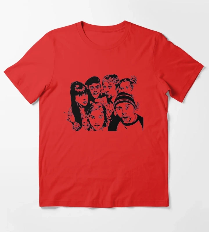 Spaced T-Shirt Red