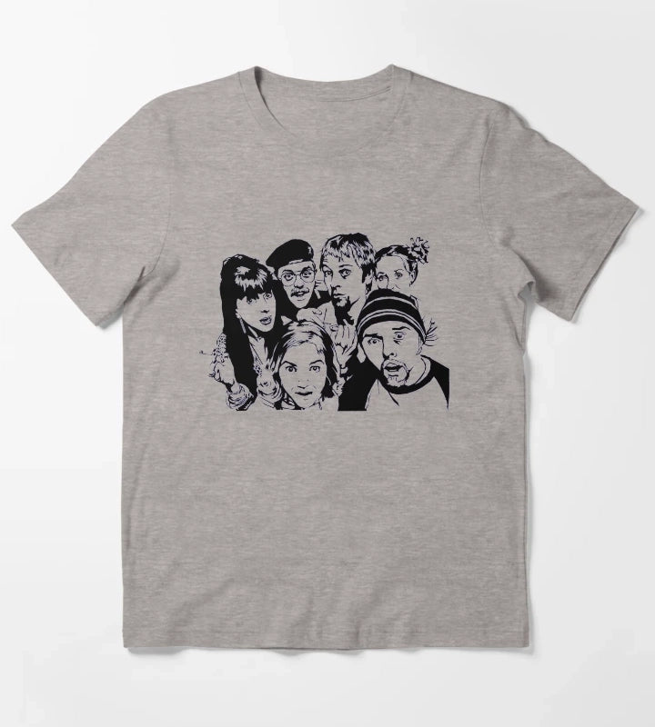 Spaced T-Shirt Heather Grey