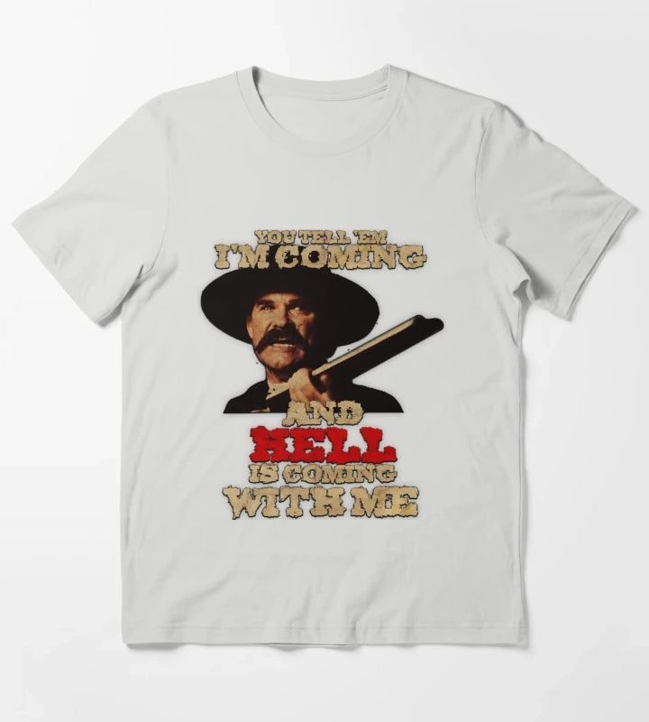 Special Present Tombstone Wyatt Earp 1993 Gifts For Music Fans T-Shirt Light Grey