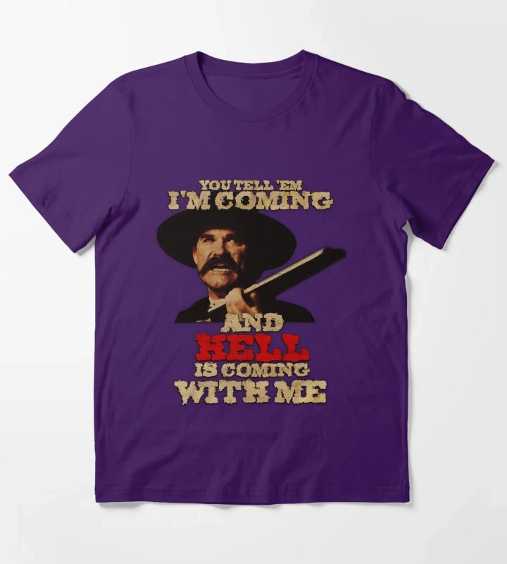 Special Present Tombstone Wyatt Earp 1993 Gifts For Music Fans T-Shirt Purple