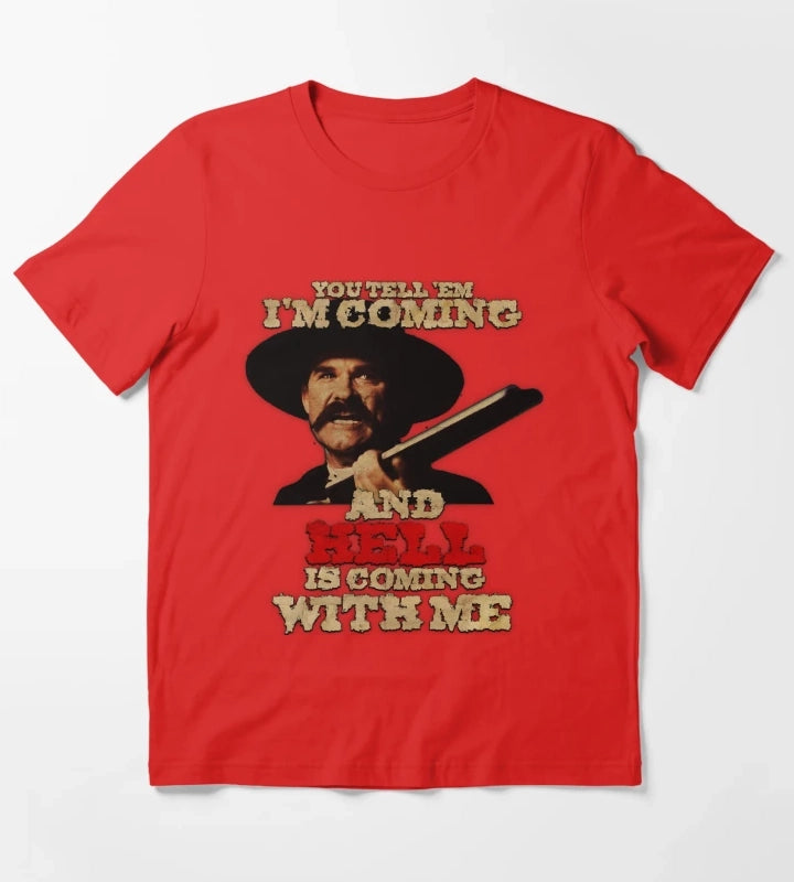 Special Present Tombstone Wyatt Earp 1993 Gifts For Music Fans T-Shirt Red