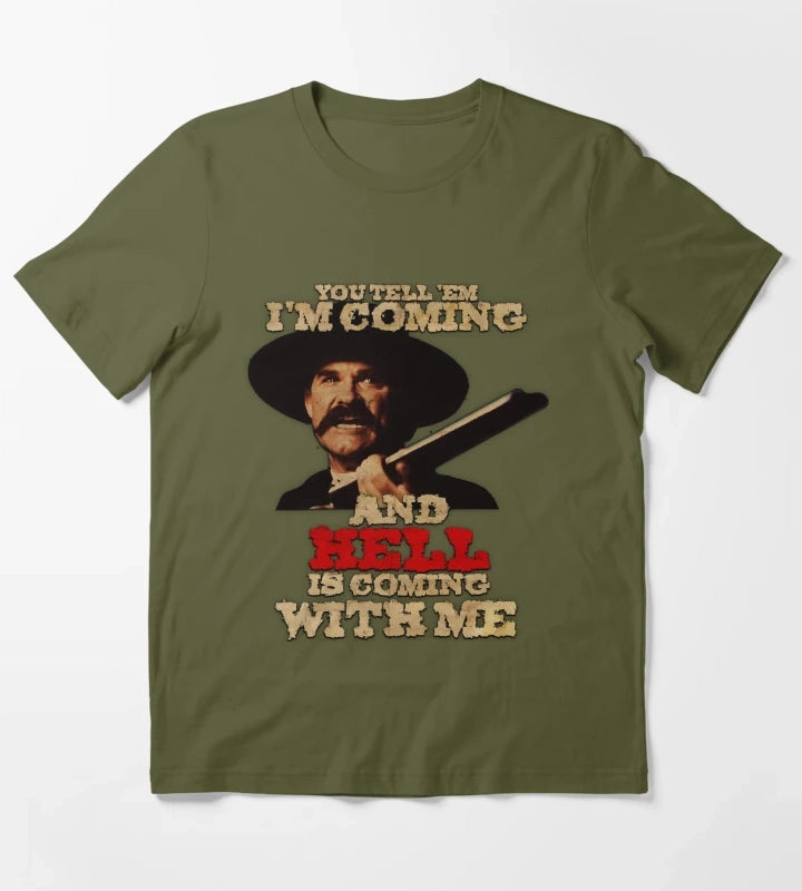 Special Present Tombstone Wyatt Earp 1993 Gifts For Music Fans T-Shirt Olive Green