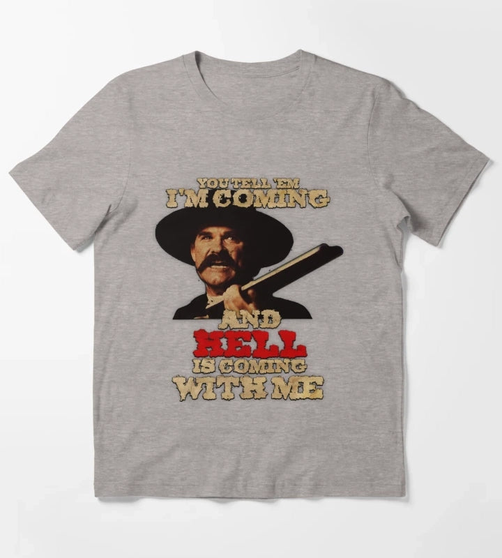 Special Present Tombstone Wyatt Earp 1993 Gifts For Music Fans T-Shirt Heather Grey