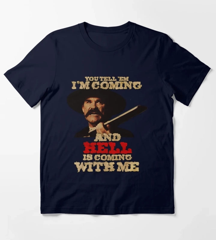 Special Present Tombstone Wyatt Earp 1993 Gifts For Music Fans T-Shirt Navy