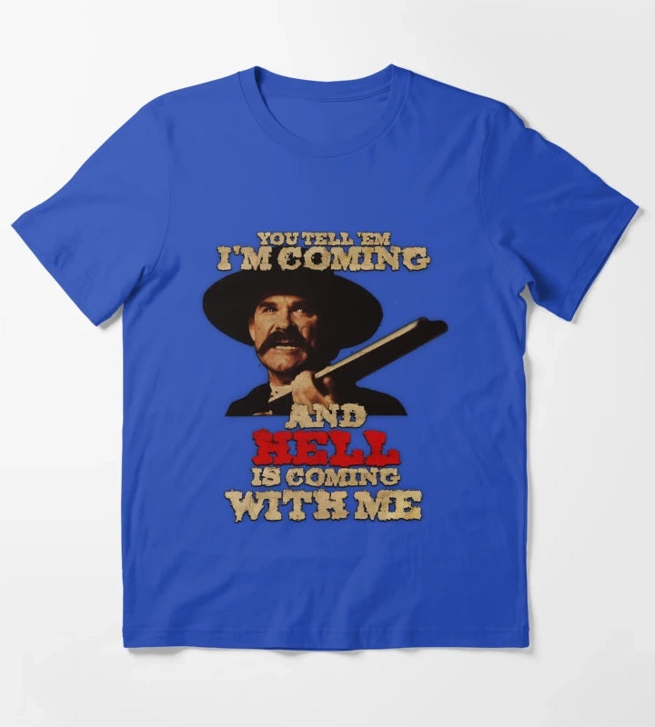 Special Present Tombstone Wyatt Earp 1993 Gifts For Music Fans T-Shirt Blue