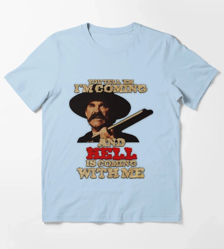 Special Present Tombstone Wyatt Earp 1993 Gifts For Music Fans T-Shirt Sky Blue