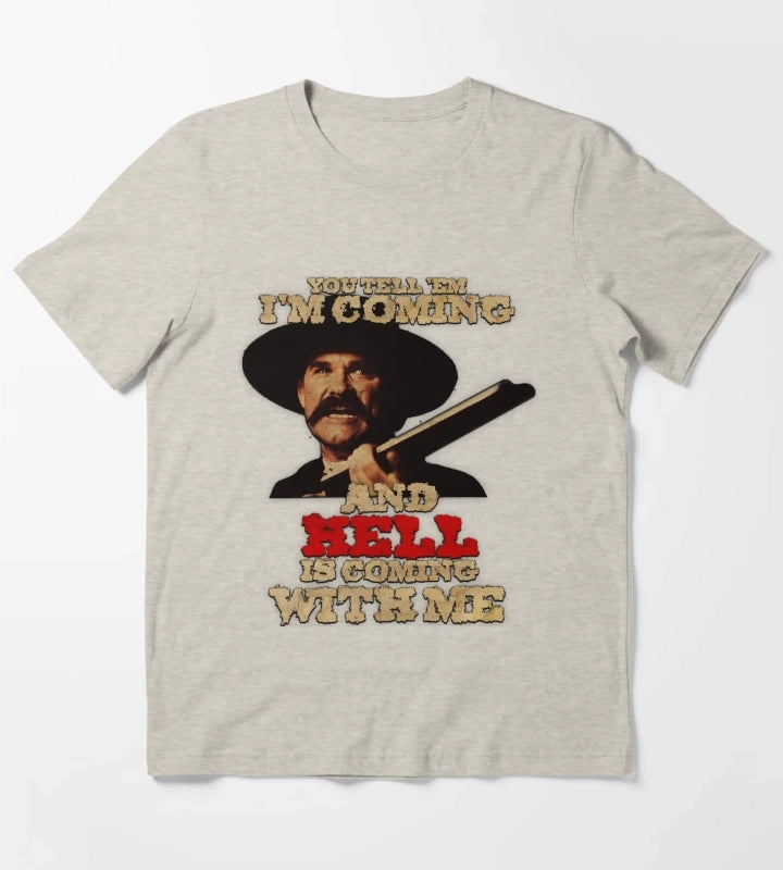 Special Present Tombstone Wyatt Earp 1993 Gifts For Music Fans T-Shirt Cream