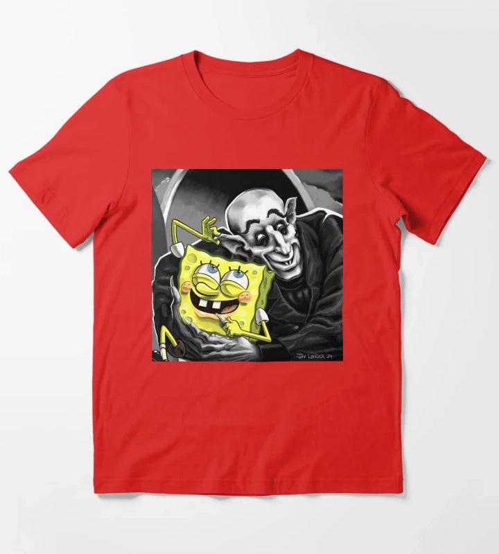 SpongeBob Blood Buddies T-Shirt Red