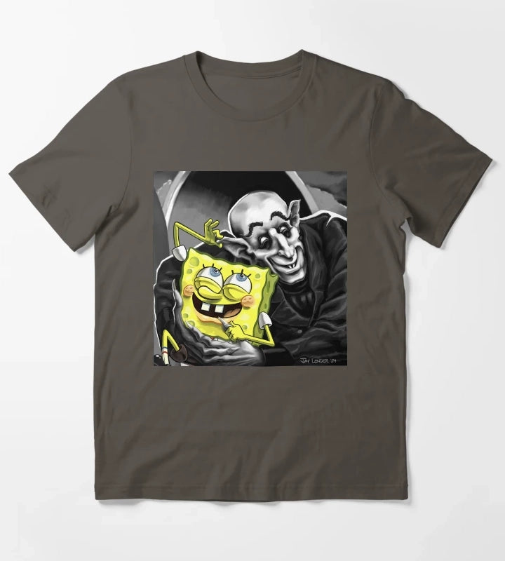 SpongeBob Blood Buddies T-Shirt Dark Grey