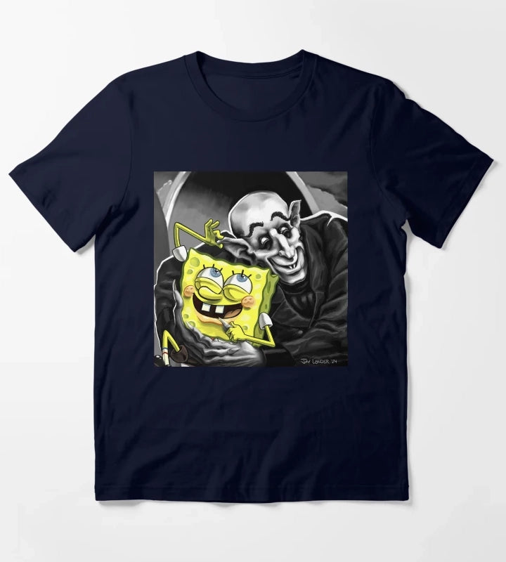 SpongeBob Blood Buddies T-Shirt Navy