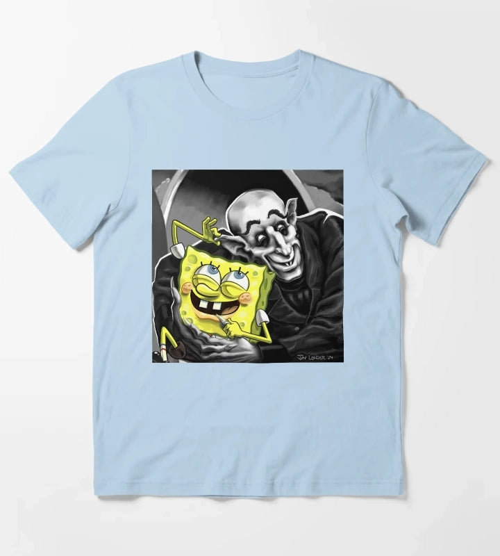 SpongeBob Blood Buddies T-Shirt Sky Blue