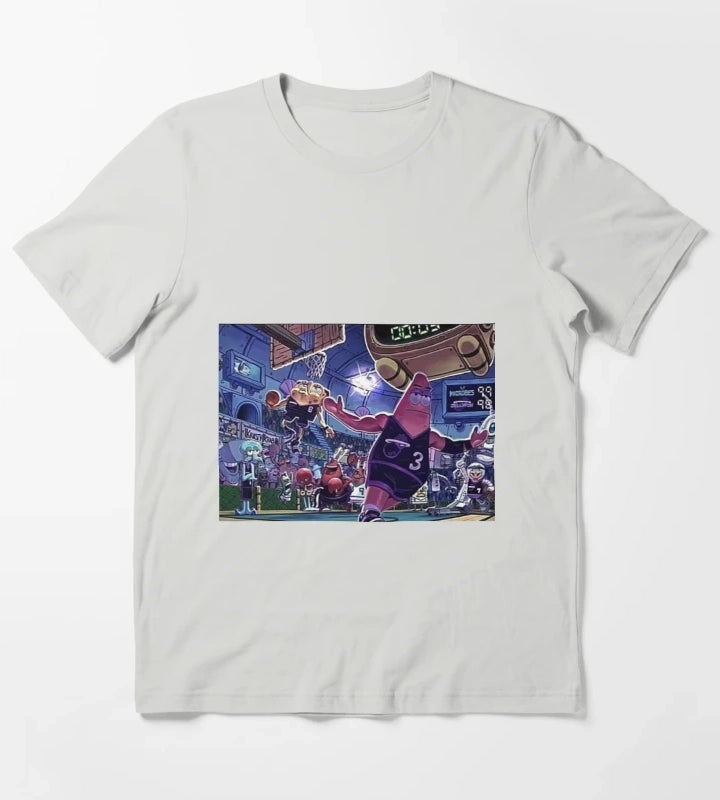 SpongeBob Dunking T-Shirt Light Grey