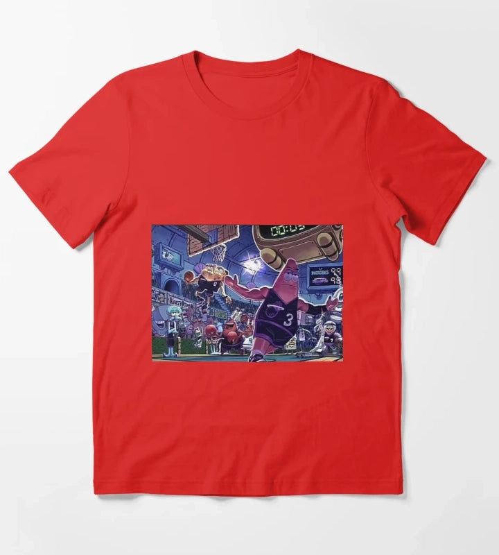 SpongeBob Dunking T-Shirt Red