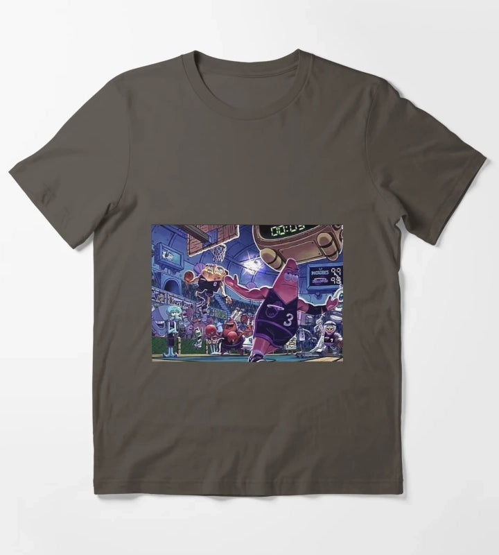 SpongeBob Dunking T-Shirt Dark Grey