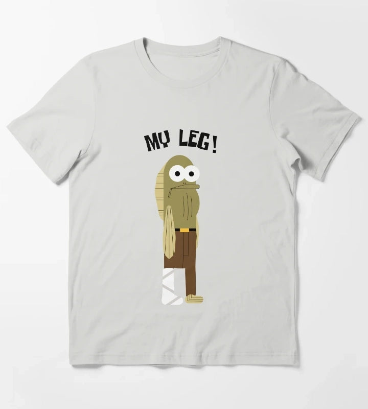 SpongeBob My Leg T-Shirt Light Grey
