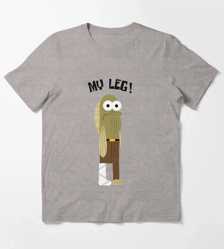 SpongeBob My Leg T-Shirt Heather Grey
