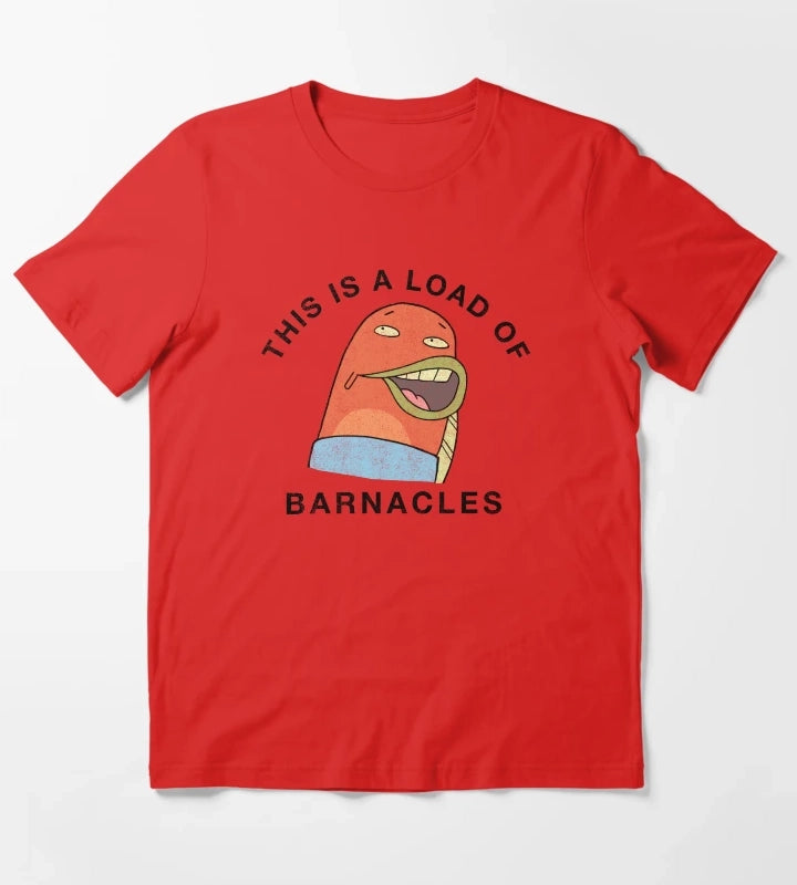 SpongeBob SquarePants A Load Of Barnacles T-Shirt Red