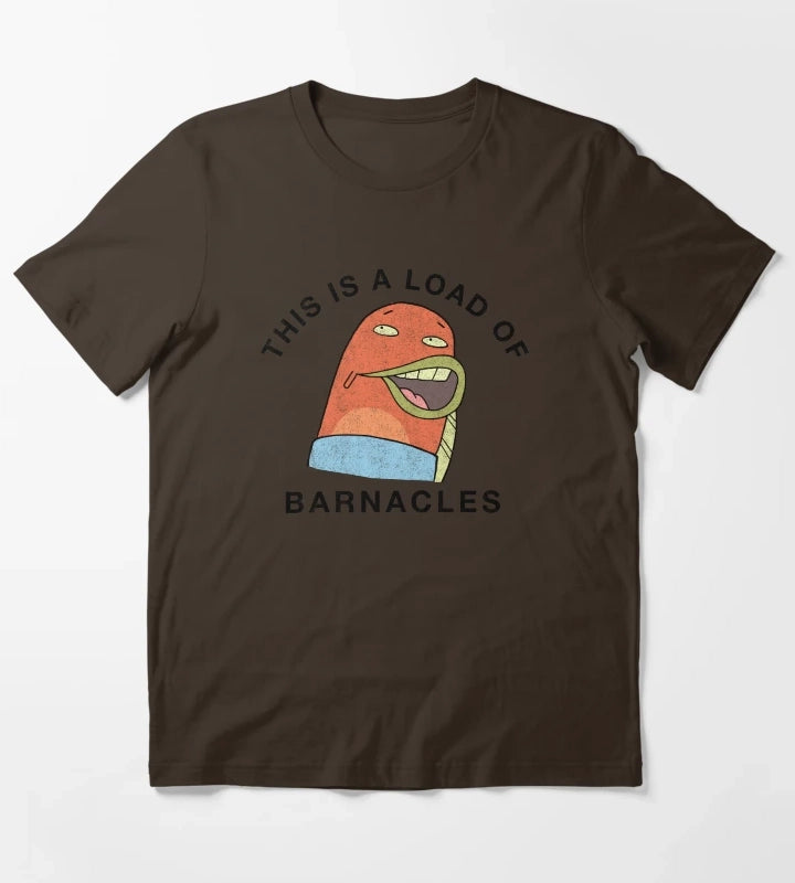 SpongeBob SquarePants A Load Of Barnacles T-Shirt Brown