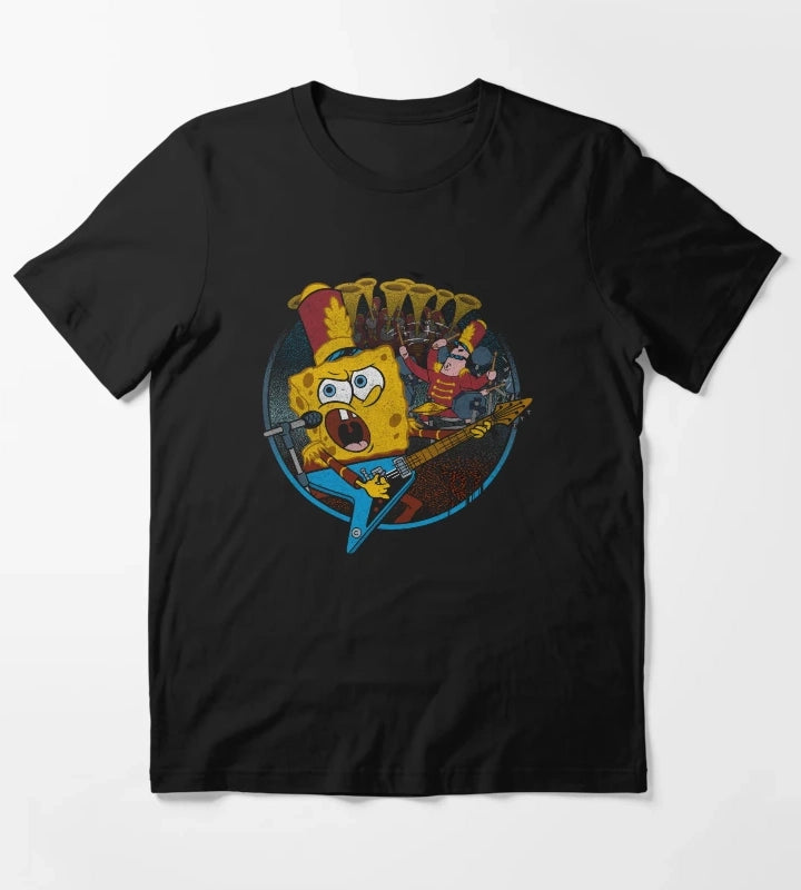 SpongeBob SquarePants And Patrick Super Bowl Band T-Shirt