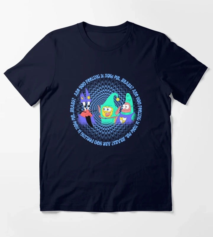 SpongeBob SquarePants Are You Feeling It Now Mr Krabs T-Shirt Navy