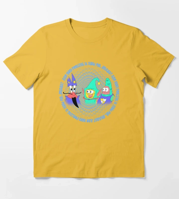SpongeBob SquarePants Are You Feeling It Now Mr Krabs T-Shirt Yellow