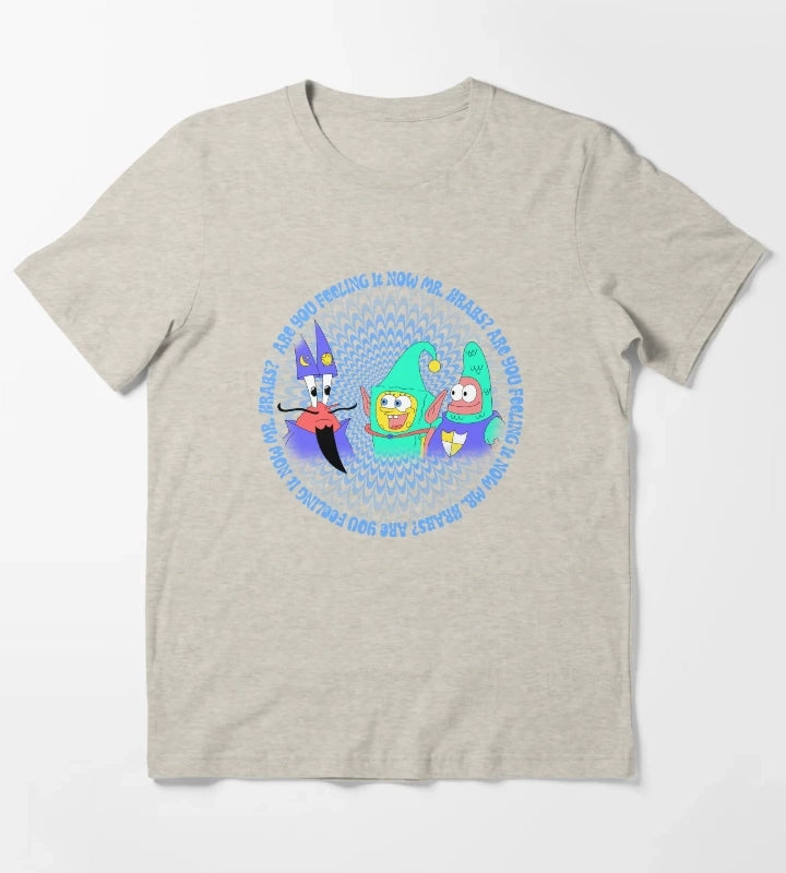 SpongeBob SquarePants Are You Feeling It Now Mr Krabs T-Shirt Cream