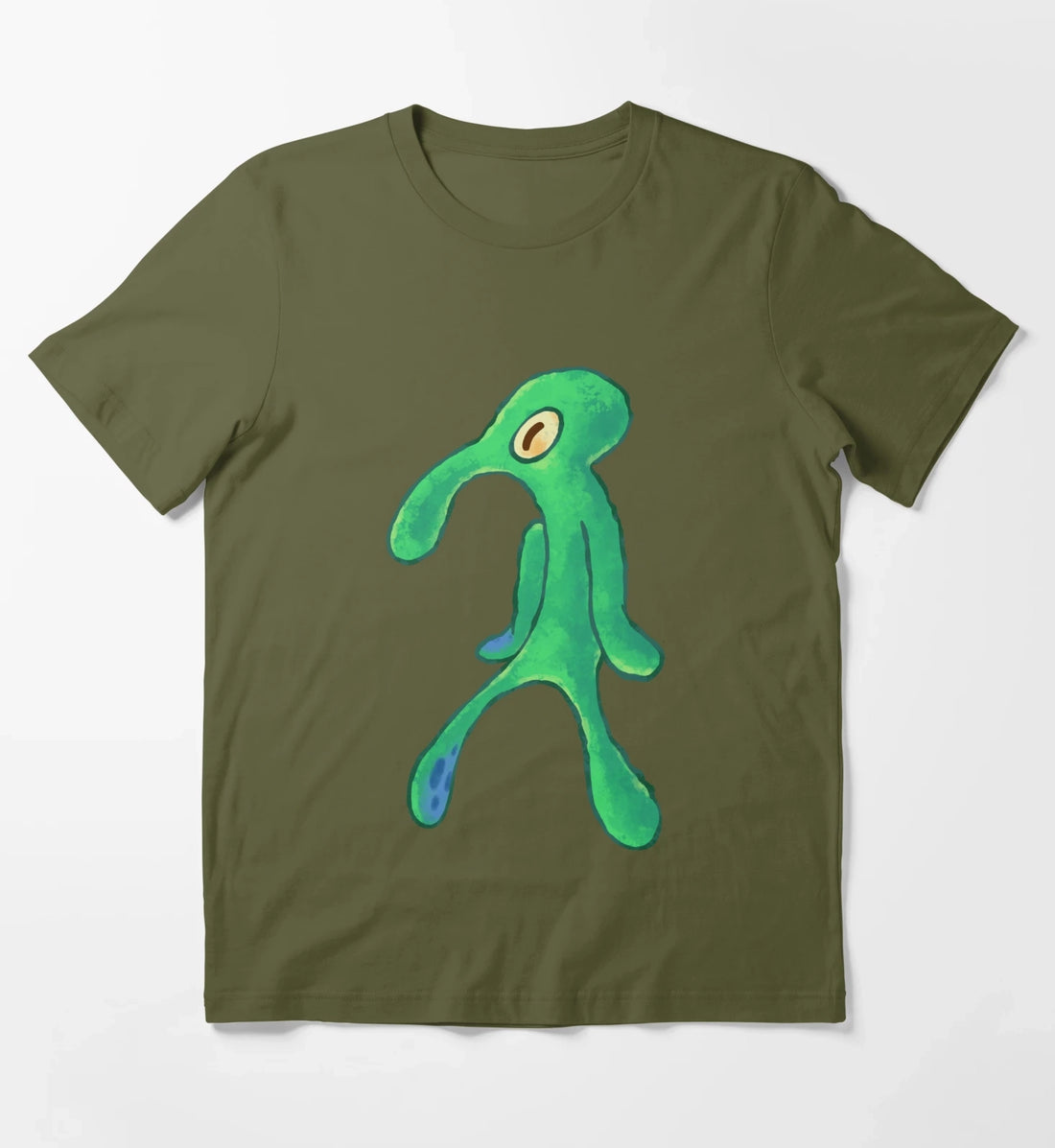 SpongeBob SquarePants Bold And Brash T-Shirt Olive Green