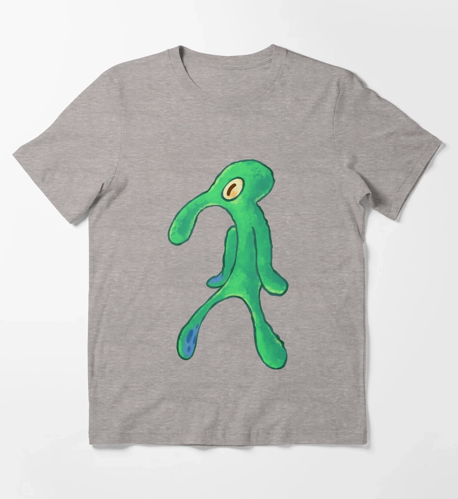 SpongeBob SquarePants Bold And Brash T-Shirt Heather Grey