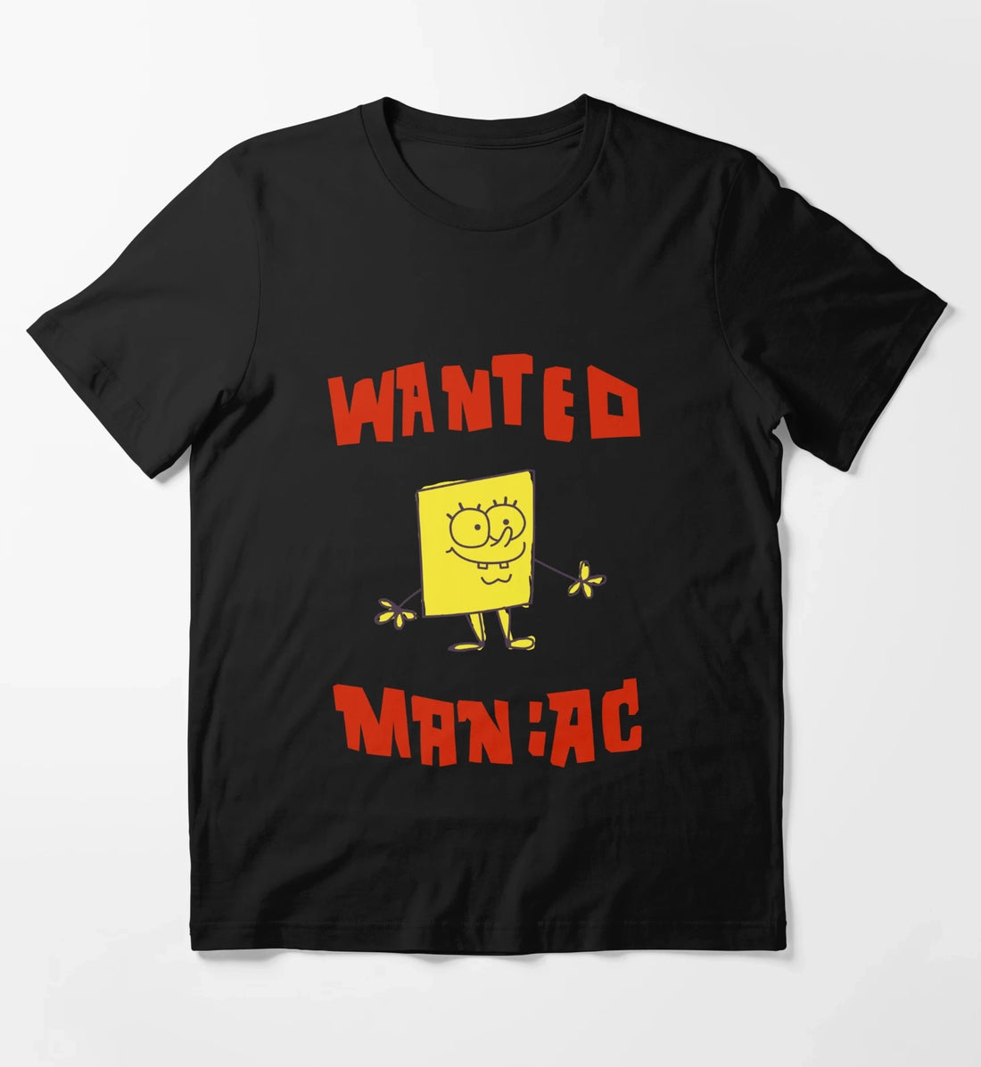 SpongeBob SquarePants Classic Wanted Maniac T-Shirt