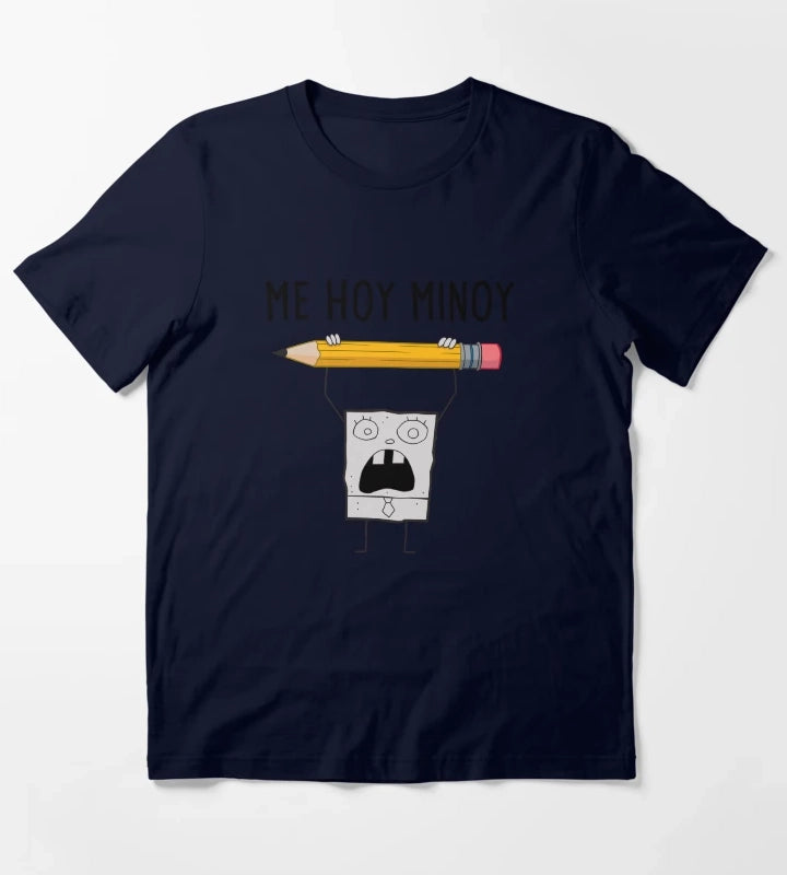 SpongeBob SquarePants Doodle Bob Me Hoy Minoy Portrait T-Shirt Navy
