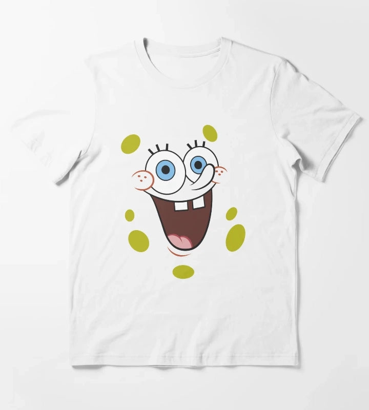SpongeBob SquarePants Face Portrait T-Shirt White