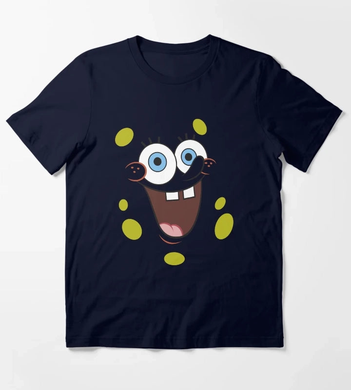 SpongeBob SquarePants Face Portrait T-Shirt Navy
