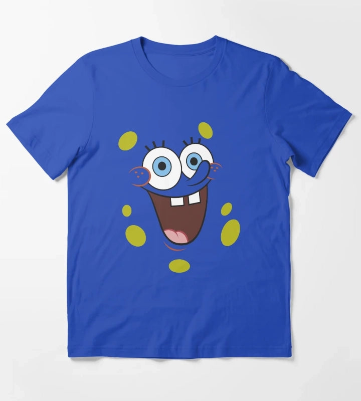 SpongeBob SquarePants Face Portrait T-Shirt Blue