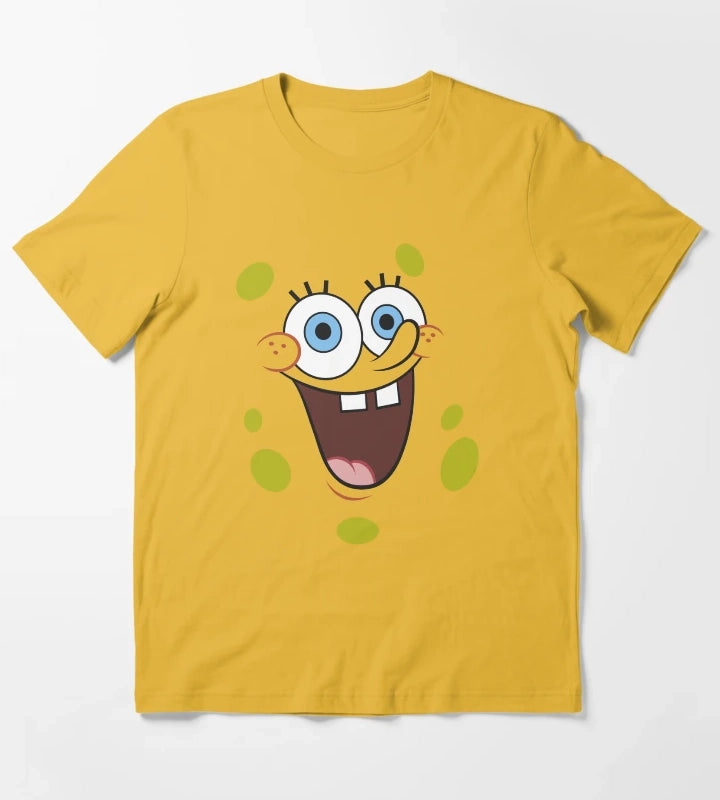 SpongeBob SquarePants Face Portrait T-Shirt Yellow