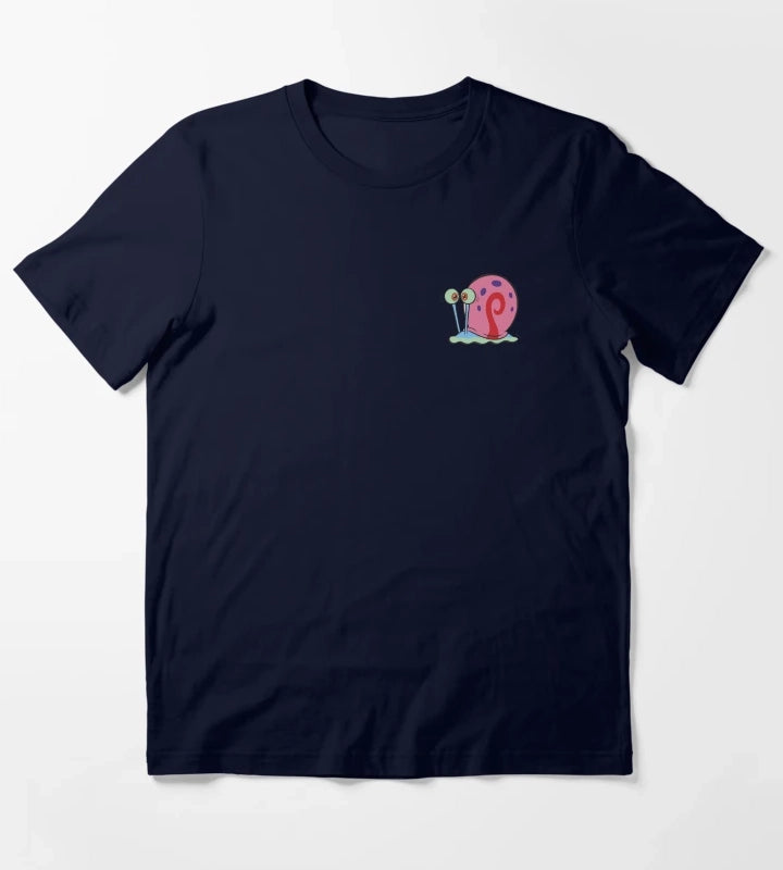 SpongeBob SquarePants Gary Pop Art Snail Pocket T-Shirt Navy