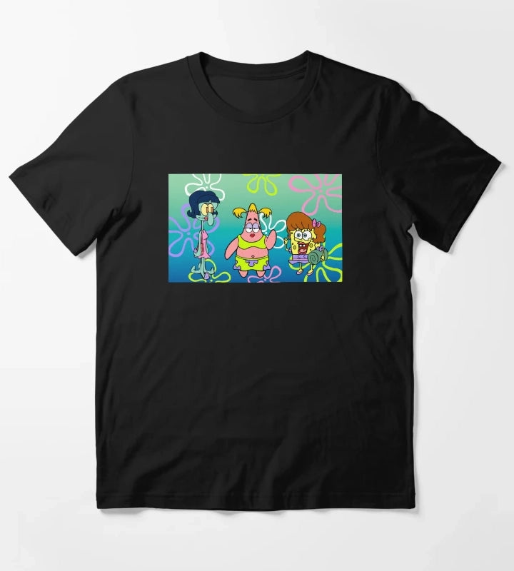 SpongeBob SquarePants Girls Night Portrait T-Shirt