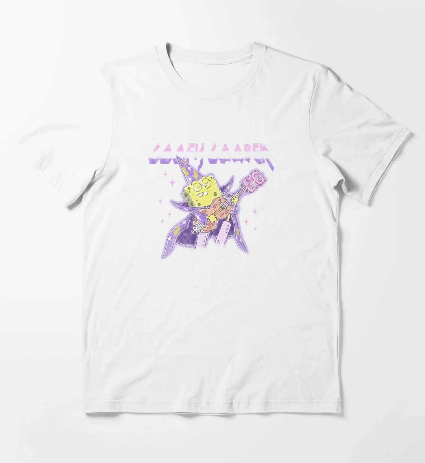 SpongeBob SquarePants Goofy Goober Rock World Tour T-Shirt White